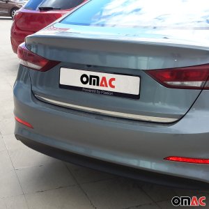 Hyundai Elantra GT Tailgate Trim - Omac - S. Steel - Gloss Silver - 2018-2020